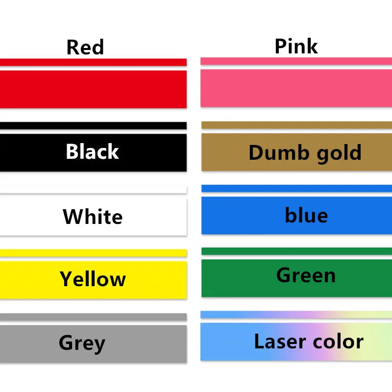 1PC Hood Stickers Personalized Stripe Modification Body Covering