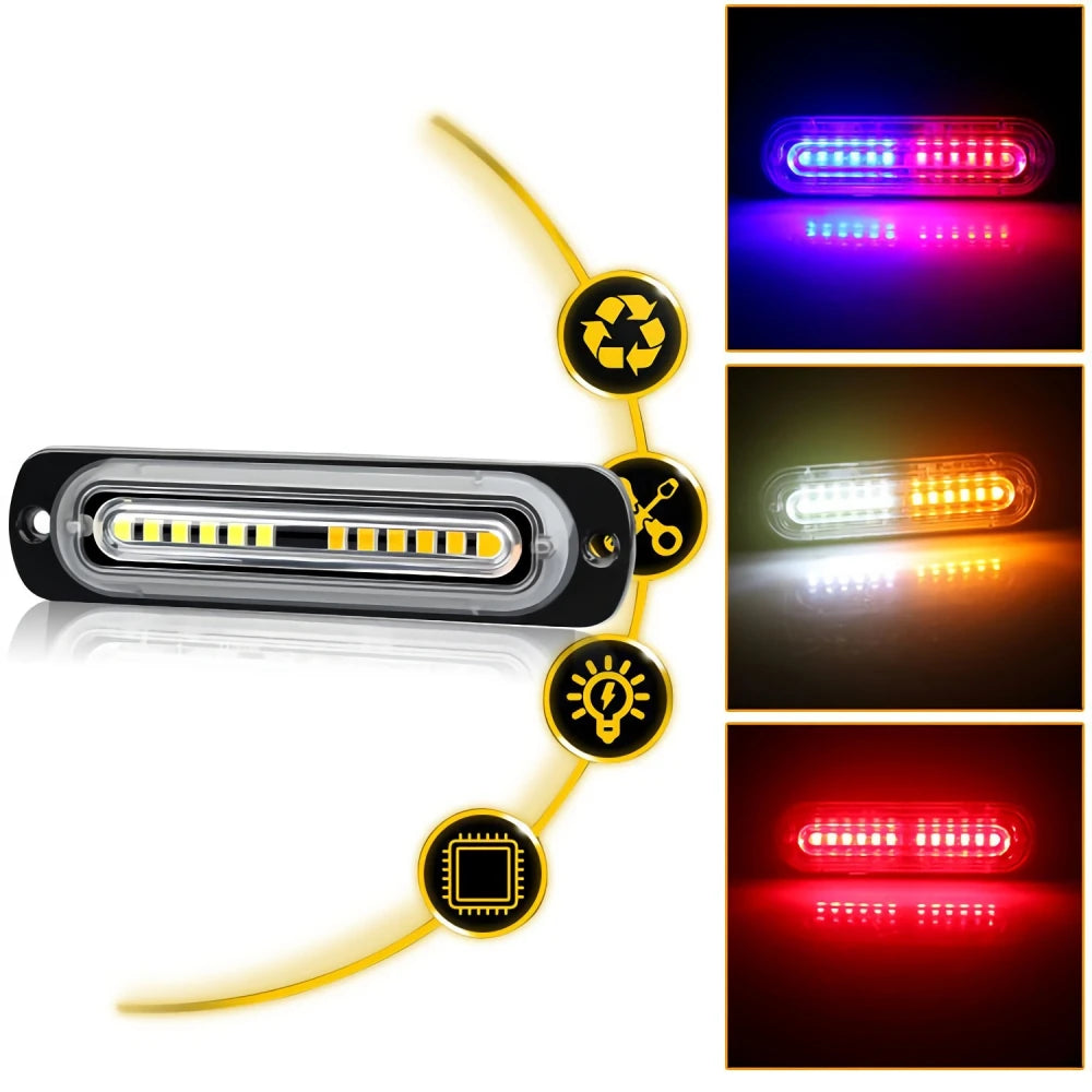 Set 12 12V Strobe SUV Ambulance Flashing Remote Control
