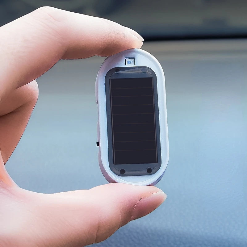 2PCS Solar Powered Fake Security Simulated Warning Wireless