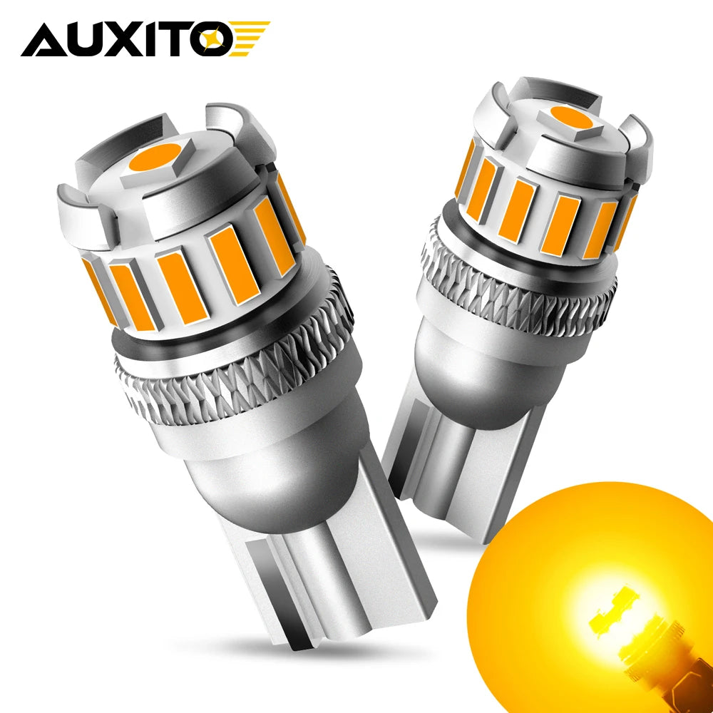 2PCS T10 Amber Canbus No Error W5W Signal Parking