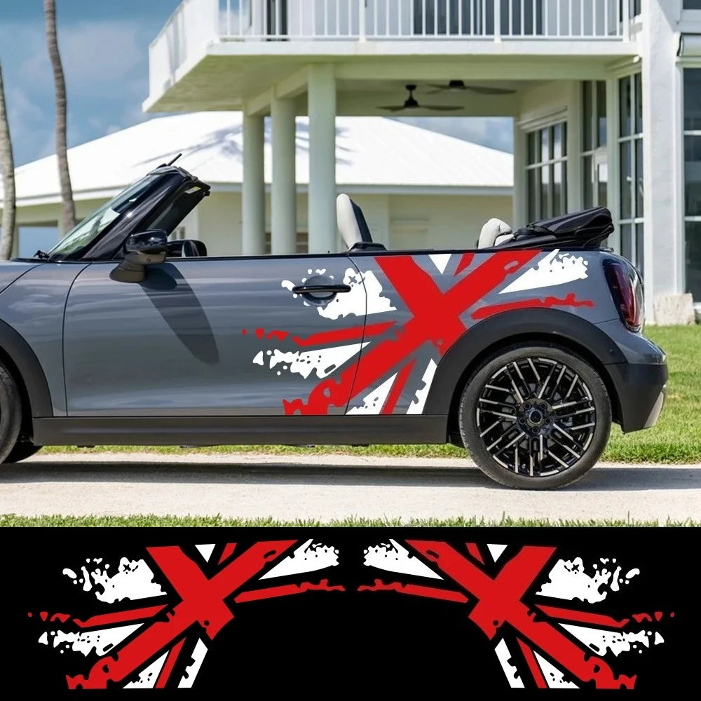 For MINI Cooper Jcw Countryman R60 2PCS Union Jack Door Side