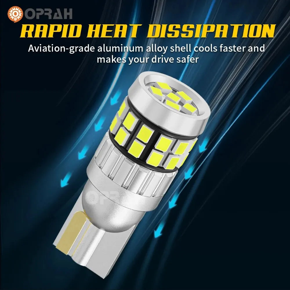 Oprah 2PCS Super Bright T10 W5W 12V 24V Truck