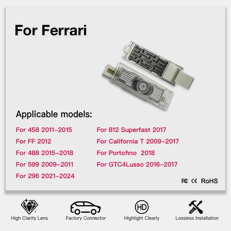 For Ferrari 458 488 599 Ff F8 F12 296 612 California T Portofino