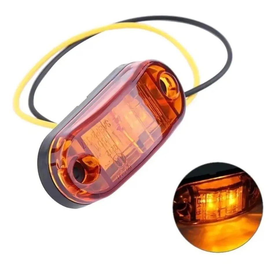 Truck 12v24v Waterproof Side Taillights Mesh Piranha E4 Trailer