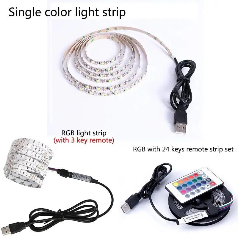 Dc 5V USB Strips 2835 White Warm Strip Tv
