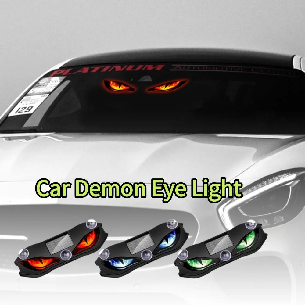 Solar Devil Eye Warning Dynamic Signal Indicator Windshield