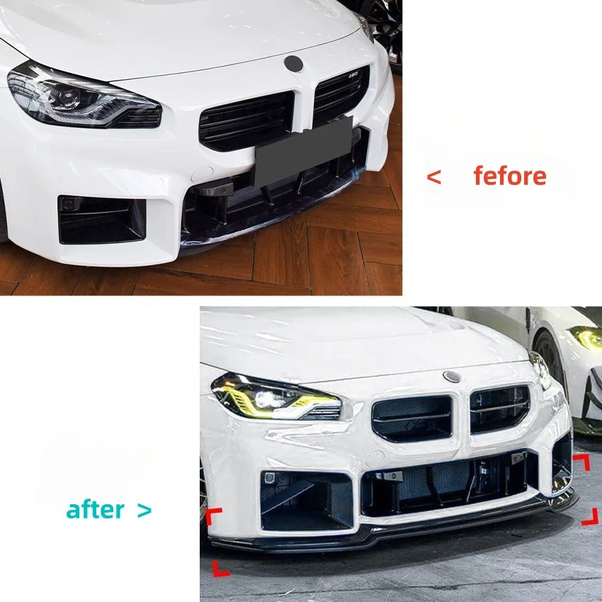 For BMW 2 Series M2 G87 Front Bumper Lip 2023 Splitter Spoiler