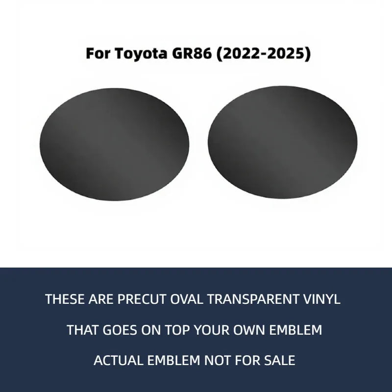 For Toyota GR86 2022-2025 Pre Cut Dark Smoked Tpu Ppf Front