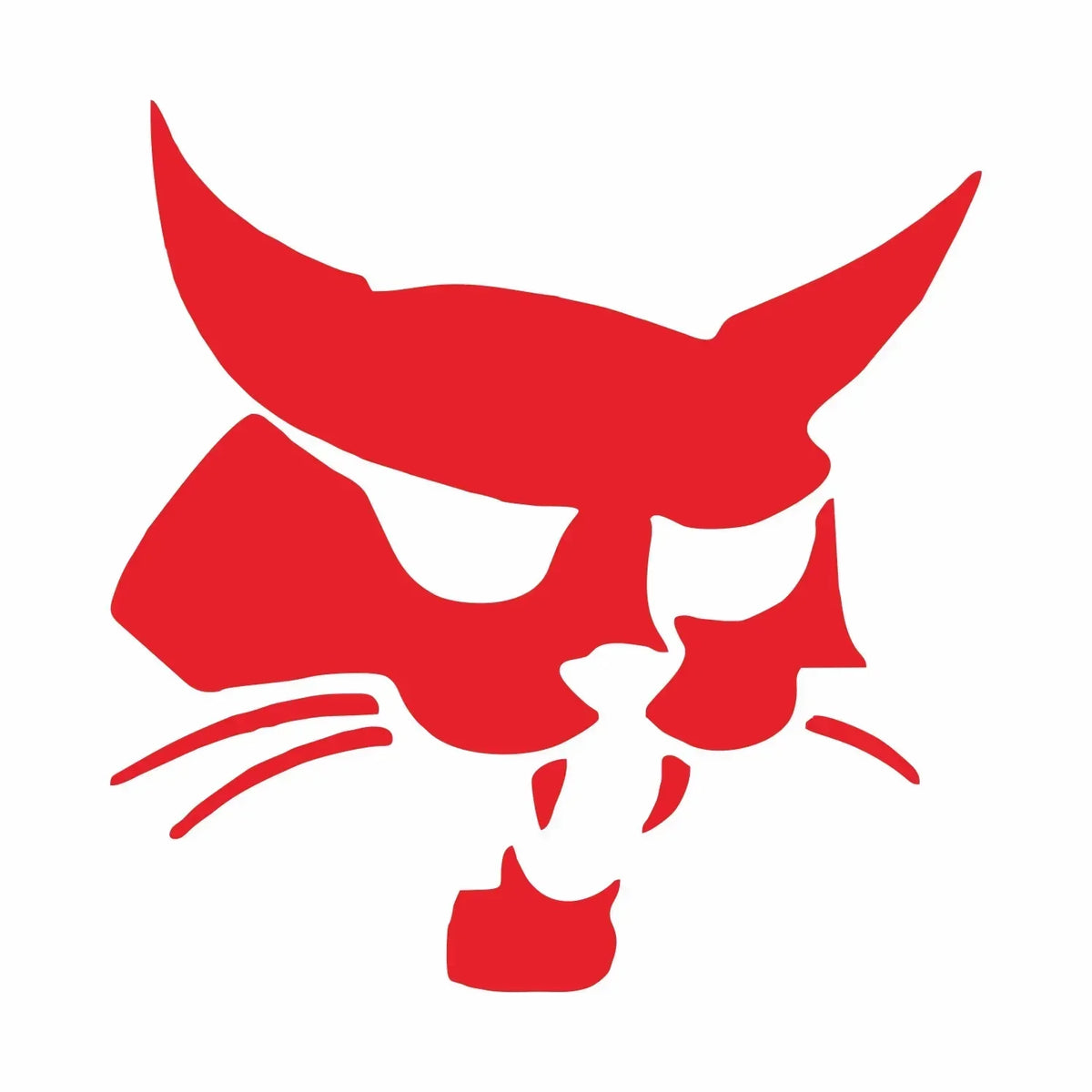 Bobcat Head Silhouette Sticker Waterproof Sunscreen Vinyl Decal