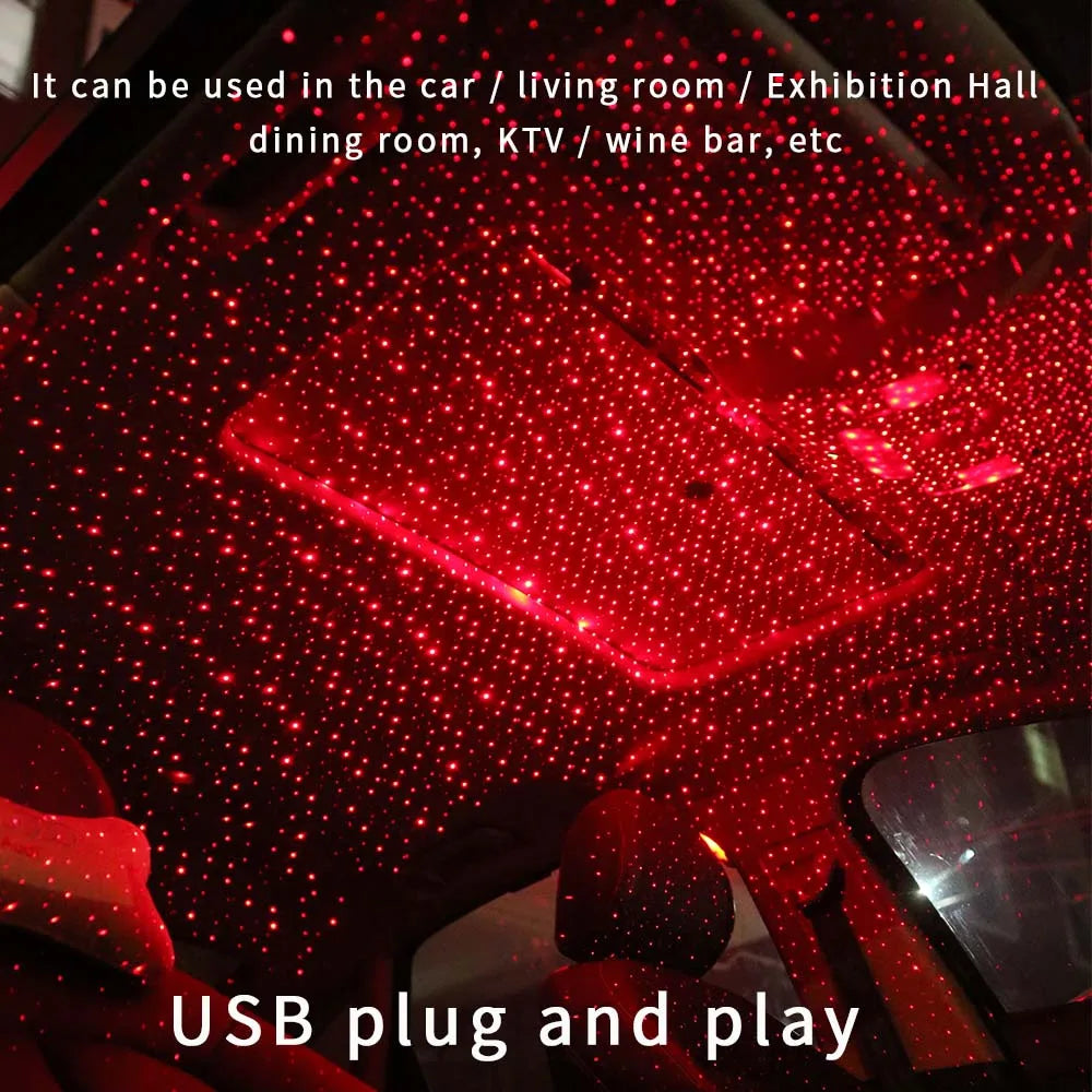 USB Starry Sky Roof Star Ambient Music Rhythm Control