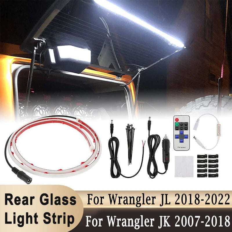 For Jeep Wrangler Jk Jku 2007-2018 Rear Glass Lift Gate Dome Bar