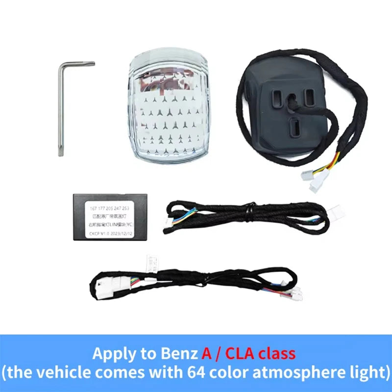 For Mercedes Benz A B Cla Color Gla Glb Gle Gls Crystal Handle
