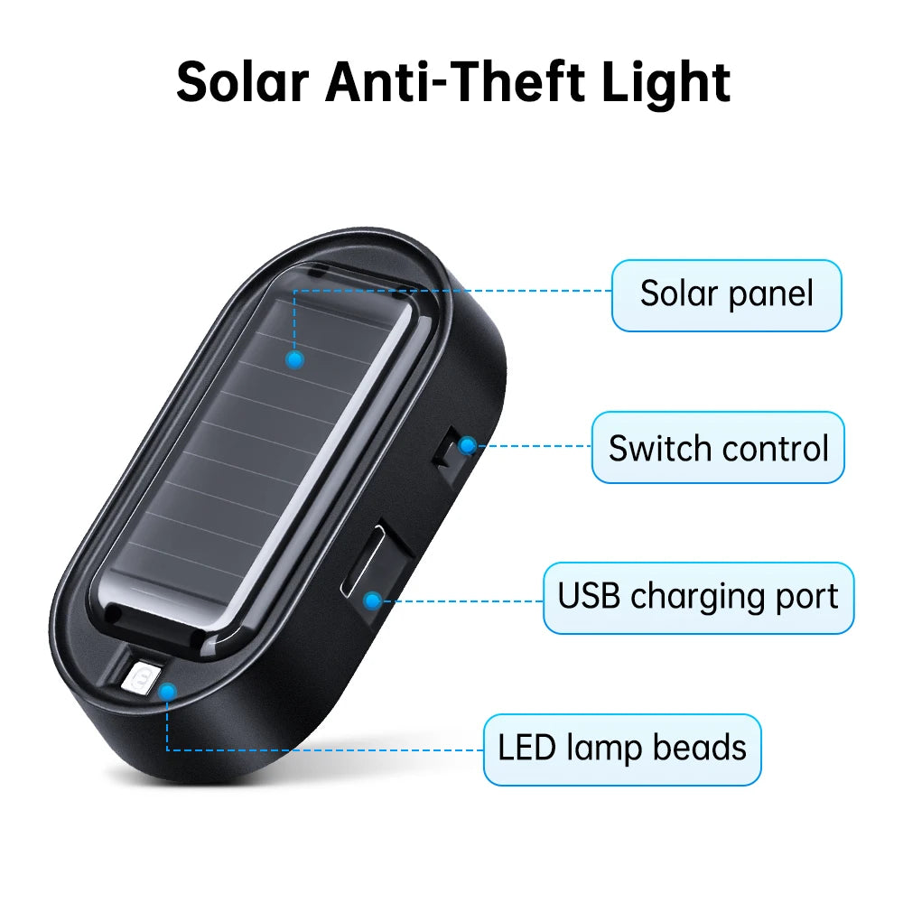 Awapow Simulation Solar anti-theft Immobiliser Alarm Warning