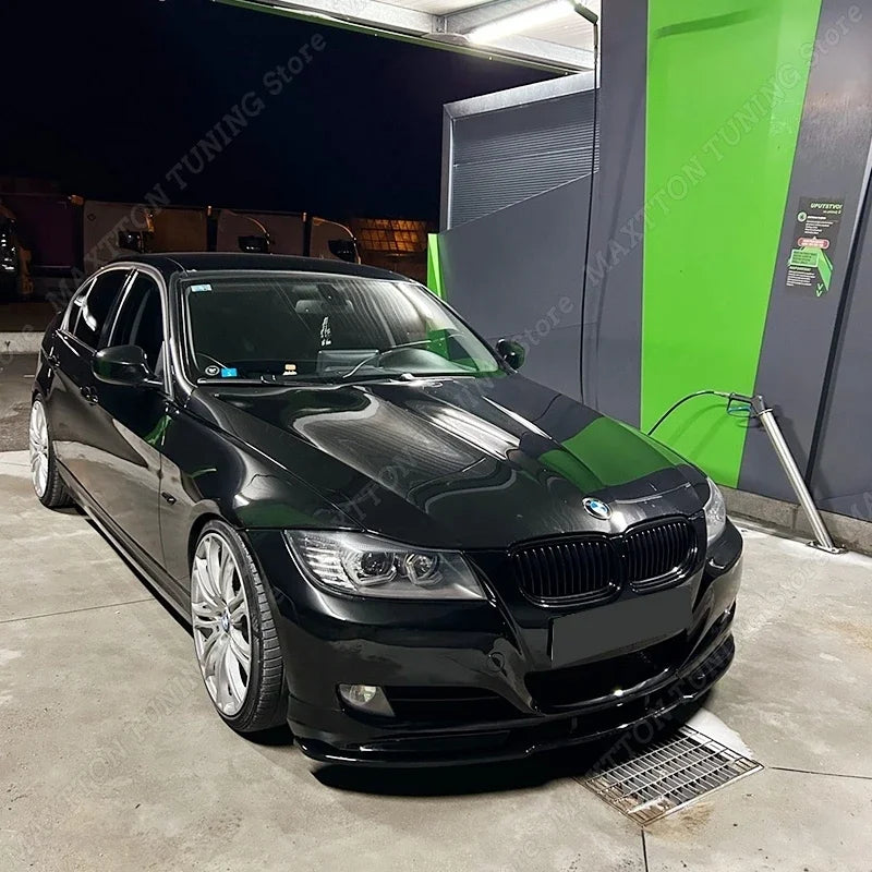 For BMW E90 E91 320I 330I Front Bumper Splitter Lip Diffuser