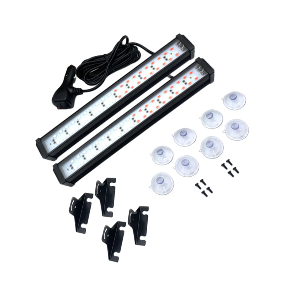 1PC 12v-24v 2x40led One Two Windshield Suction Cup Flashing