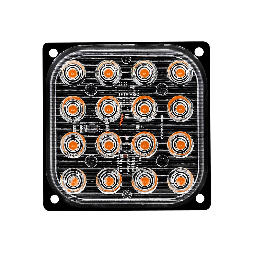 1X Strobe Warning Grille Flash Truck Amber Traffic 12V