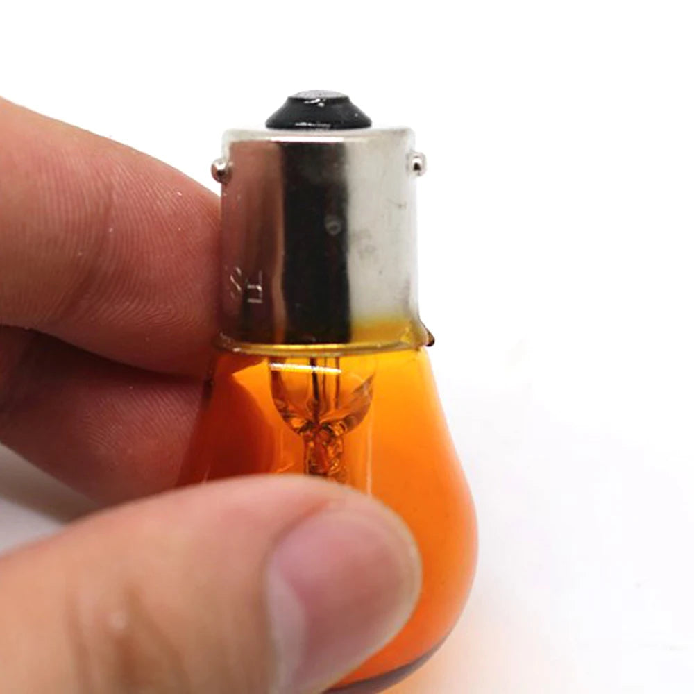 2PCS 1156 12V 21W Lamps Turn Signals Replaceable Orange