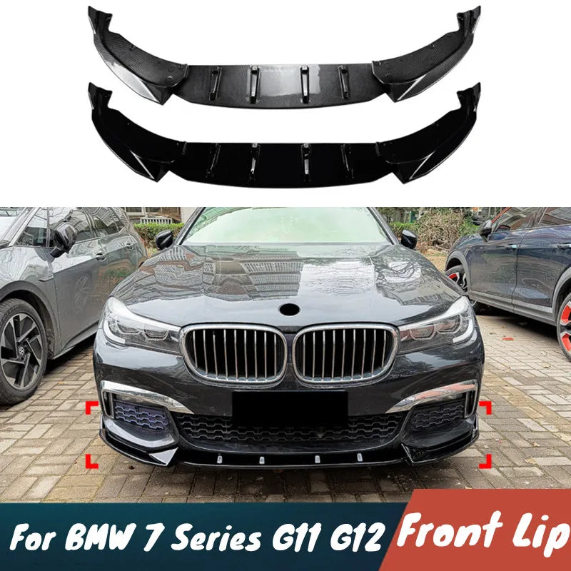 For BMW 7 Series G11 G12 2016-2018 Front Bumper Lip Chin Spoiler