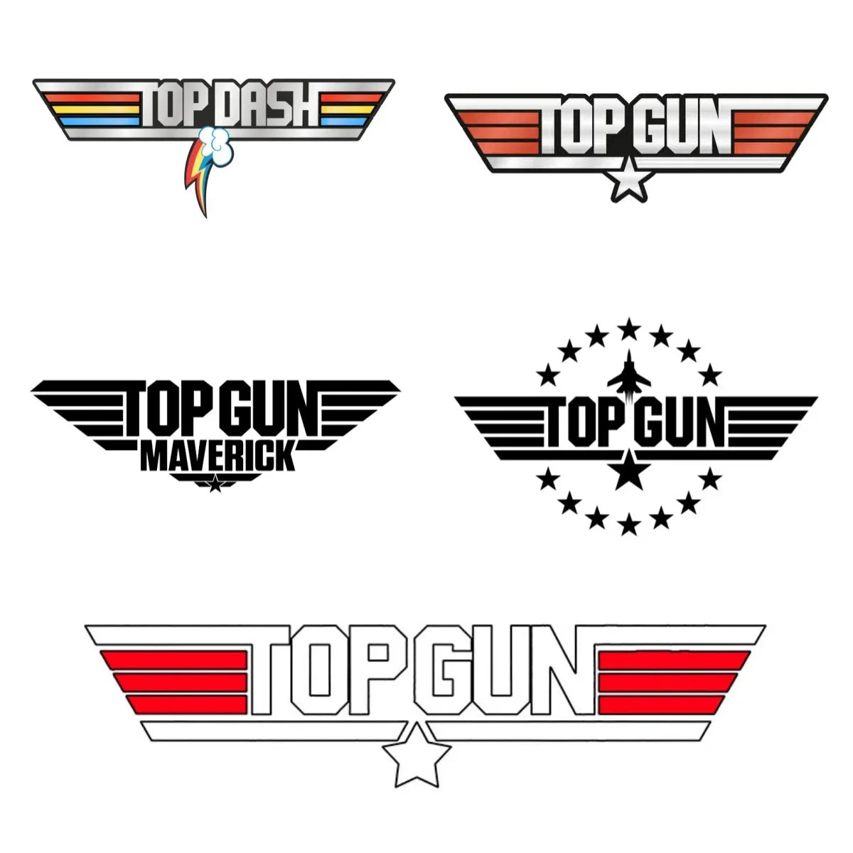 For Motorcycle Body Window Pvc Personalized Gun Logo Vinyl