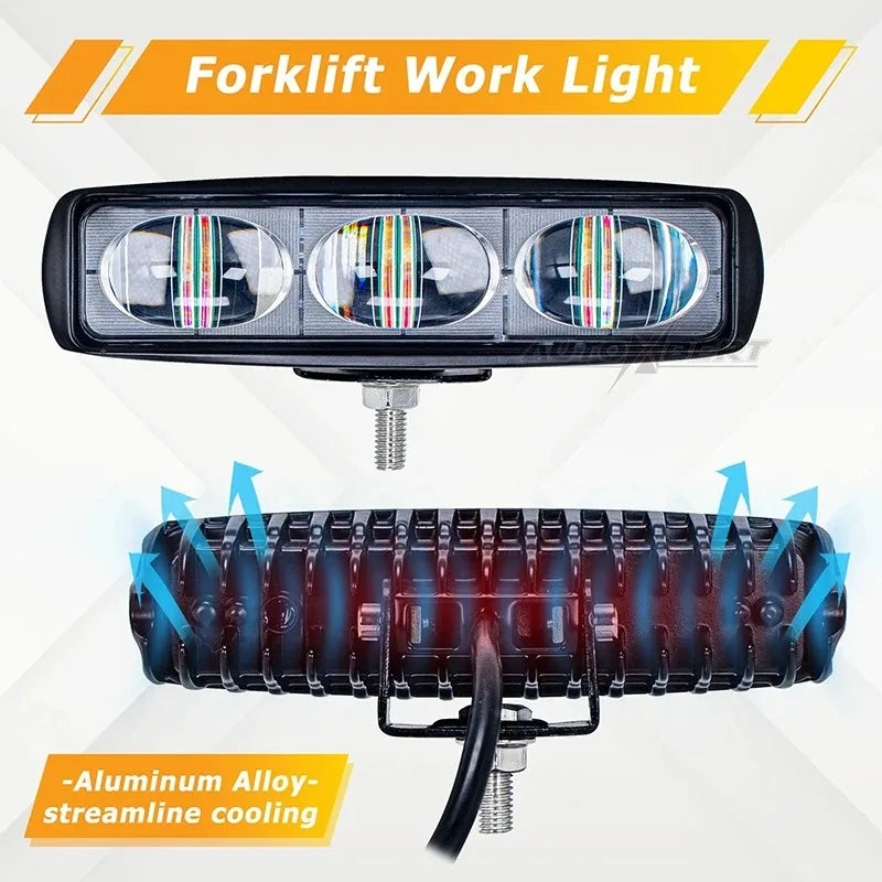 For Forklift Work Light 30W Forklift Trailer Safety Warning Area