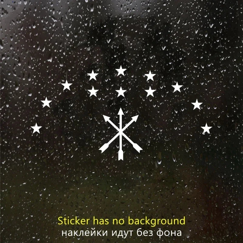 Vinyl Decal Coat Arms kabardino-balkaria Sticker Waterproof