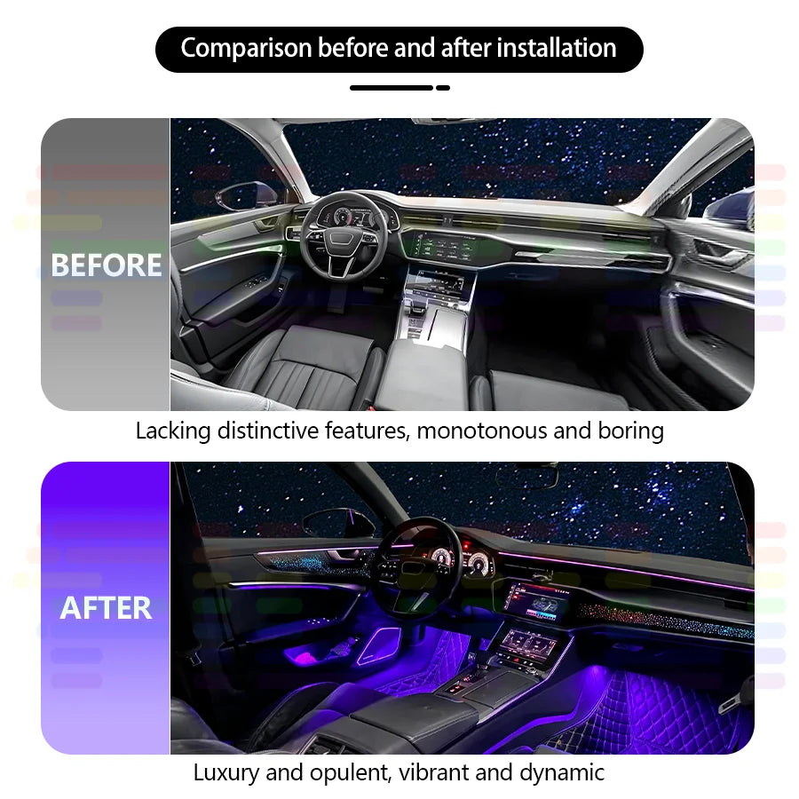 For Audi A3 8V 2013-2019 Years Dashboard Ambient Air Vent
