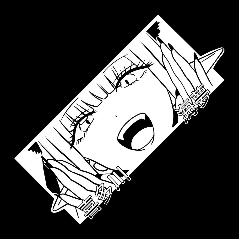 Anime Girl Sticker Motorcycle Laptop Waterproof Vinyl Decals