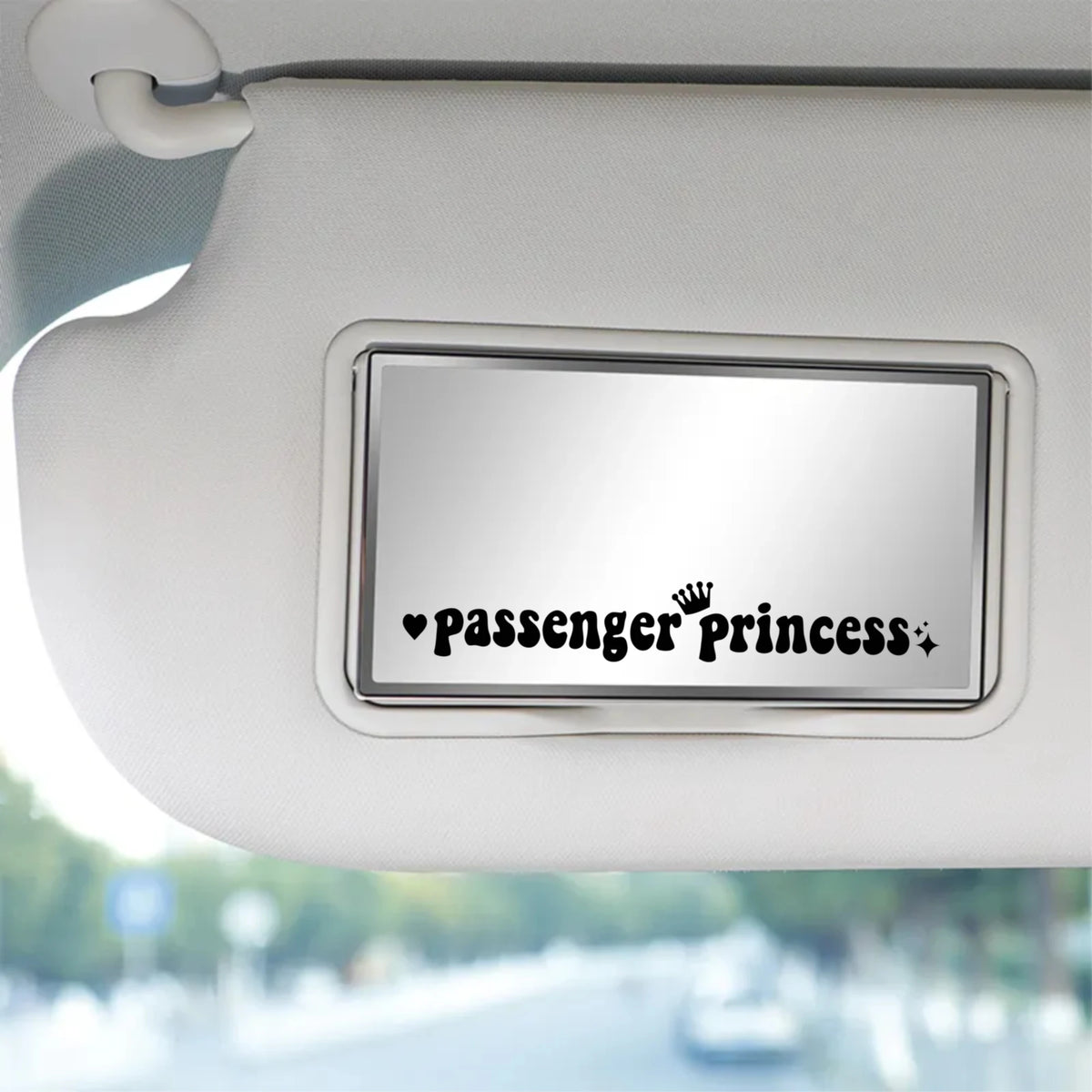 Sticker Passenger Princess Funny Creative Stickers Rearview