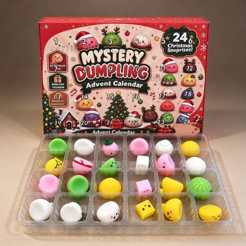 Christmas Squishies Advent Calendar 24 Days Countdown Adviento