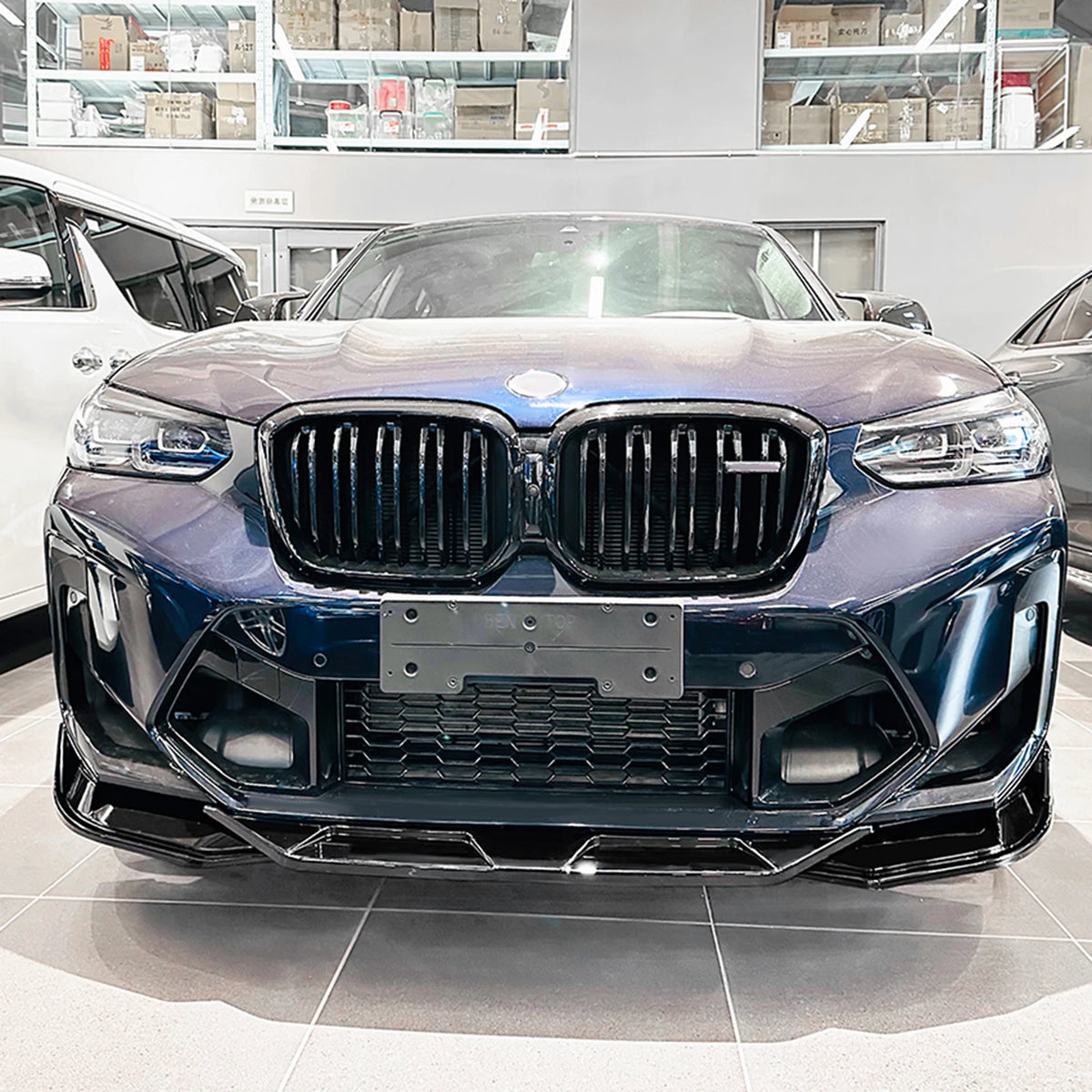 For BMW F97 X3M F98 X4M Lci 2022 2023 Front Bumper Spoiler Lip