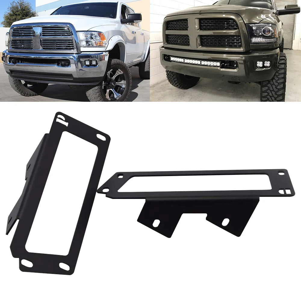 For 2010-2019 Dodge Ram 2500 3500 Upgrade Hidden Bumper Pods Fog
