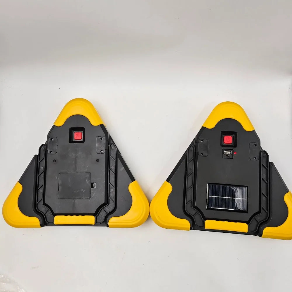 For Universal Emergency Warning Triangle Solar Power USB