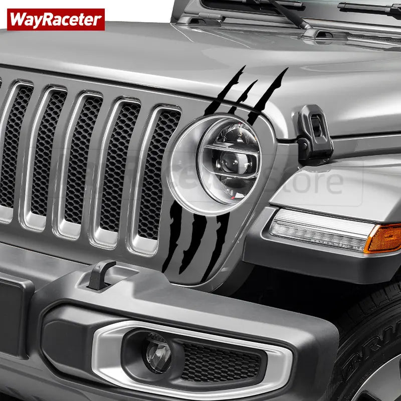 For Jeep Wrangler Jl 2018 2019 Reflective Headlight Eyebrow