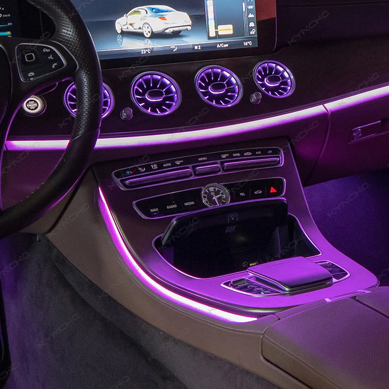 For Benz E Class W213 Ambient Lighting Symphony Ambient Interior
