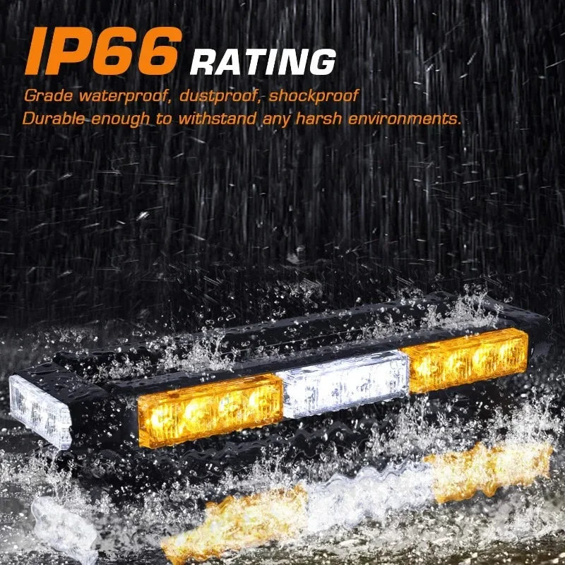 For Vehicle Intensity Emergency Hazard Warning Lighting Bar