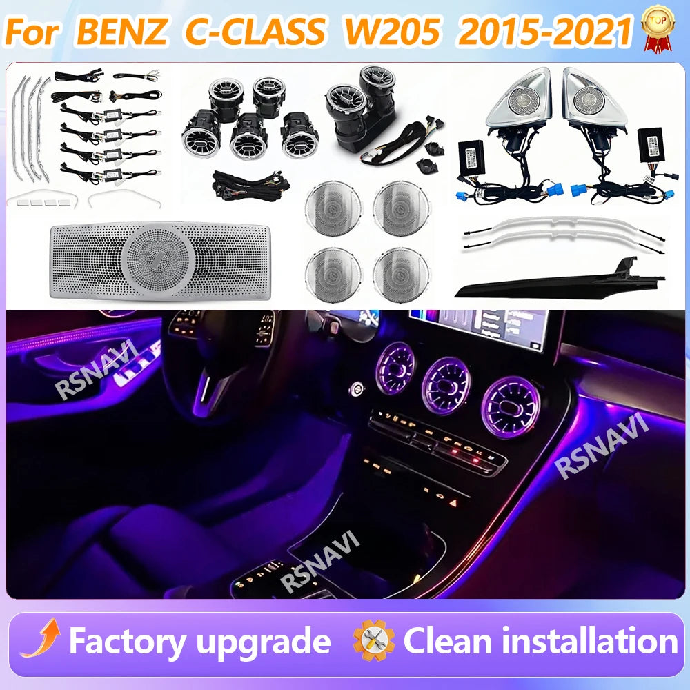 For Benz C Glc Class Coupe W205 X253 C43 C63 2015-2021 12
