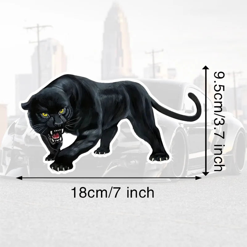 Black Panther Roaring Sticker Funny Stickers Decals Removable