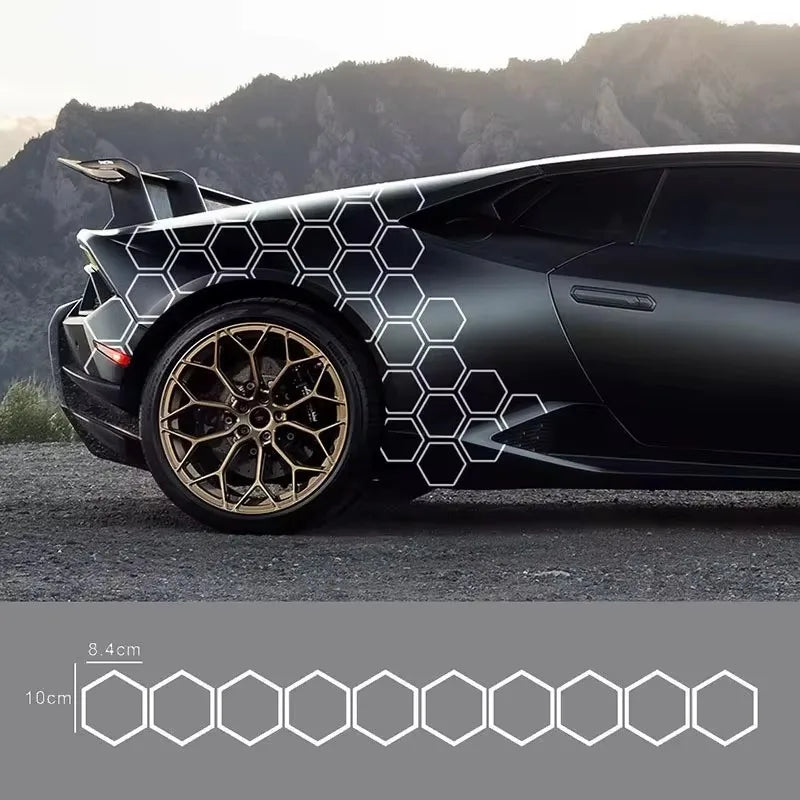 Sticker Honeycomb Graphics Film Cars Body Decor Stickers Exterior