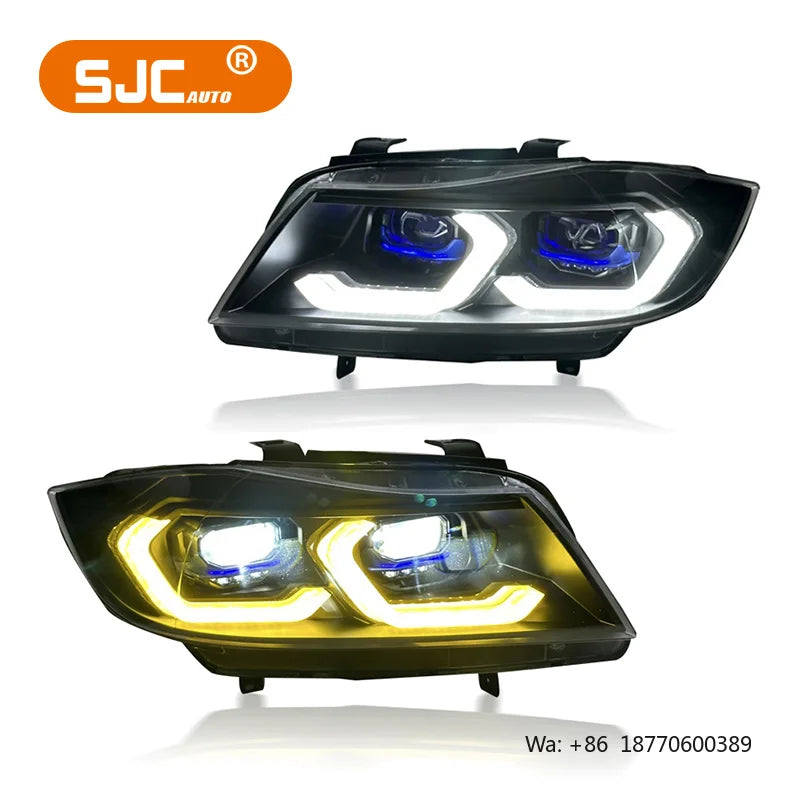 For BMW 3 Series E90 2005-2012 Sjc Laser Head Headlight White