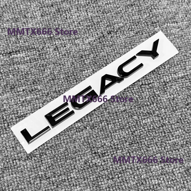 3D ABS Legacy Logo Badge Stickers Rear Trunk Body