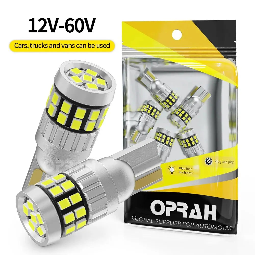 Oprah 2PCS Super Bright T10 W5W 12V 24V Truck