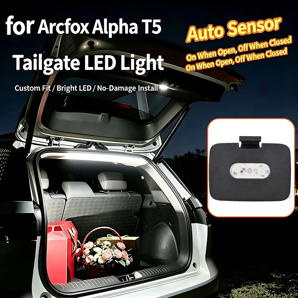 For Arcfox Alpha T5 Trunk Tailgate Welcome ultra-bright