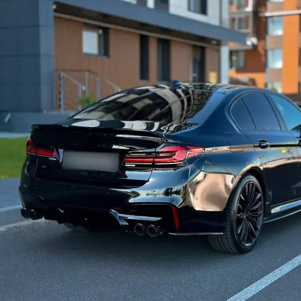 For BMW 5 Series G30 G31 Rear Bumper Diffuser Side Splitters F90