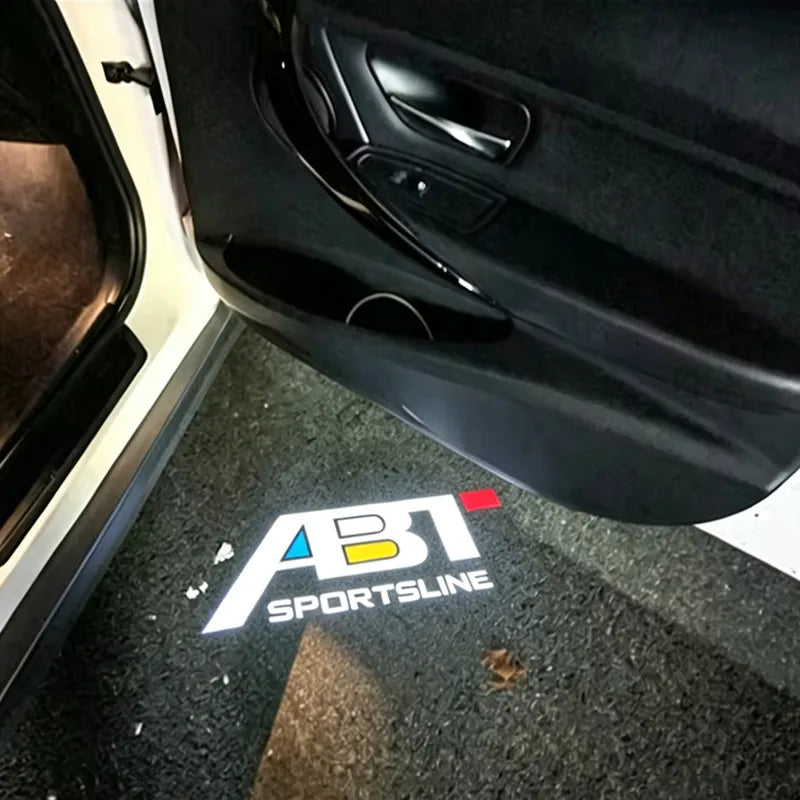 For Audi Sline Abt Rs A3 2PCS Door Projector Shadow Ghost A4 A5