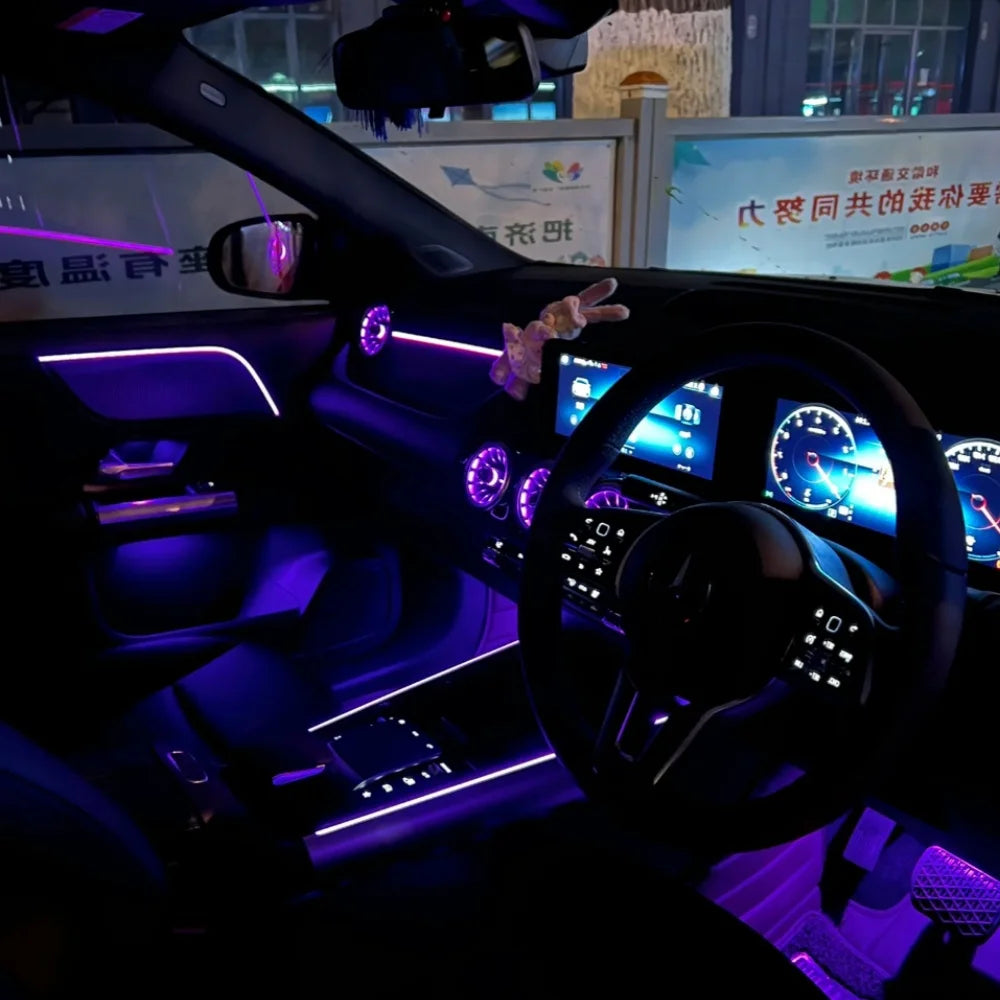 For Mercedes-Benz A B Cla Gla Interior Ambient Saddle Atmosphere