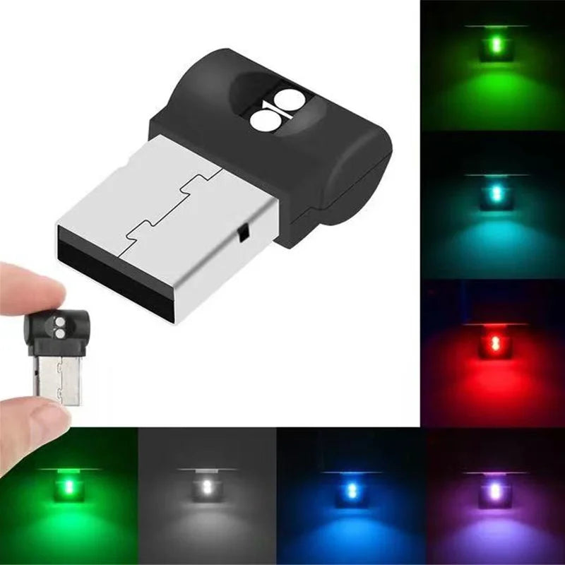 MINI USB Interior Atmosphere Emergency Lighting Colorful