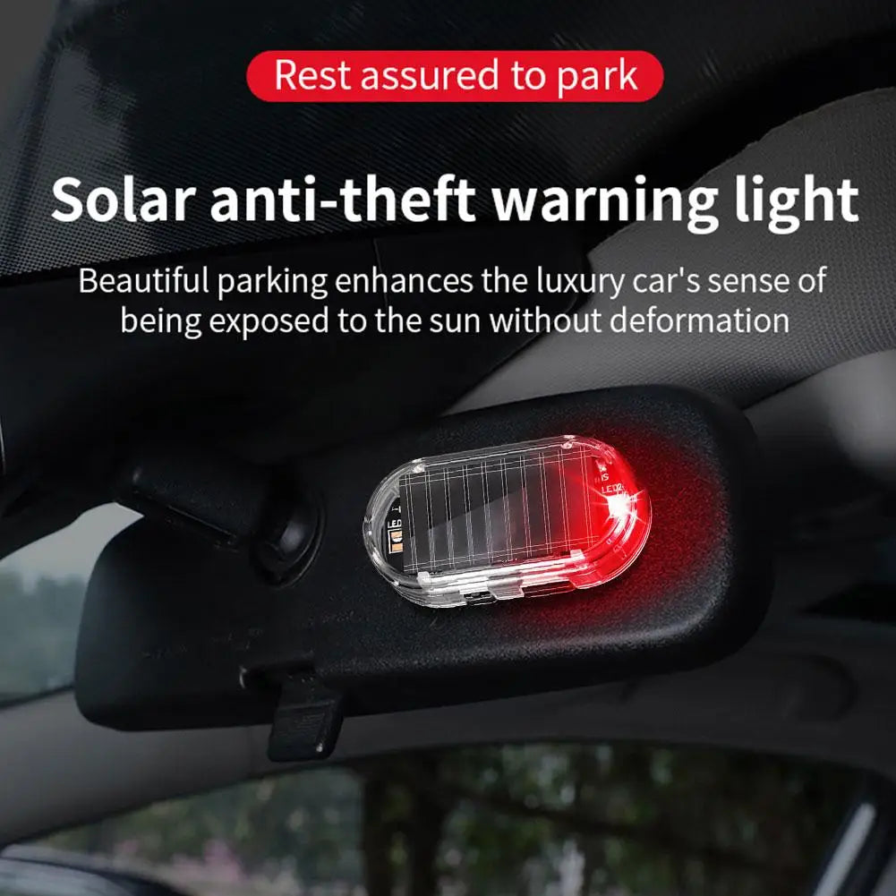 solar-powered anti-theft Warning Simulate Alarm Flashing