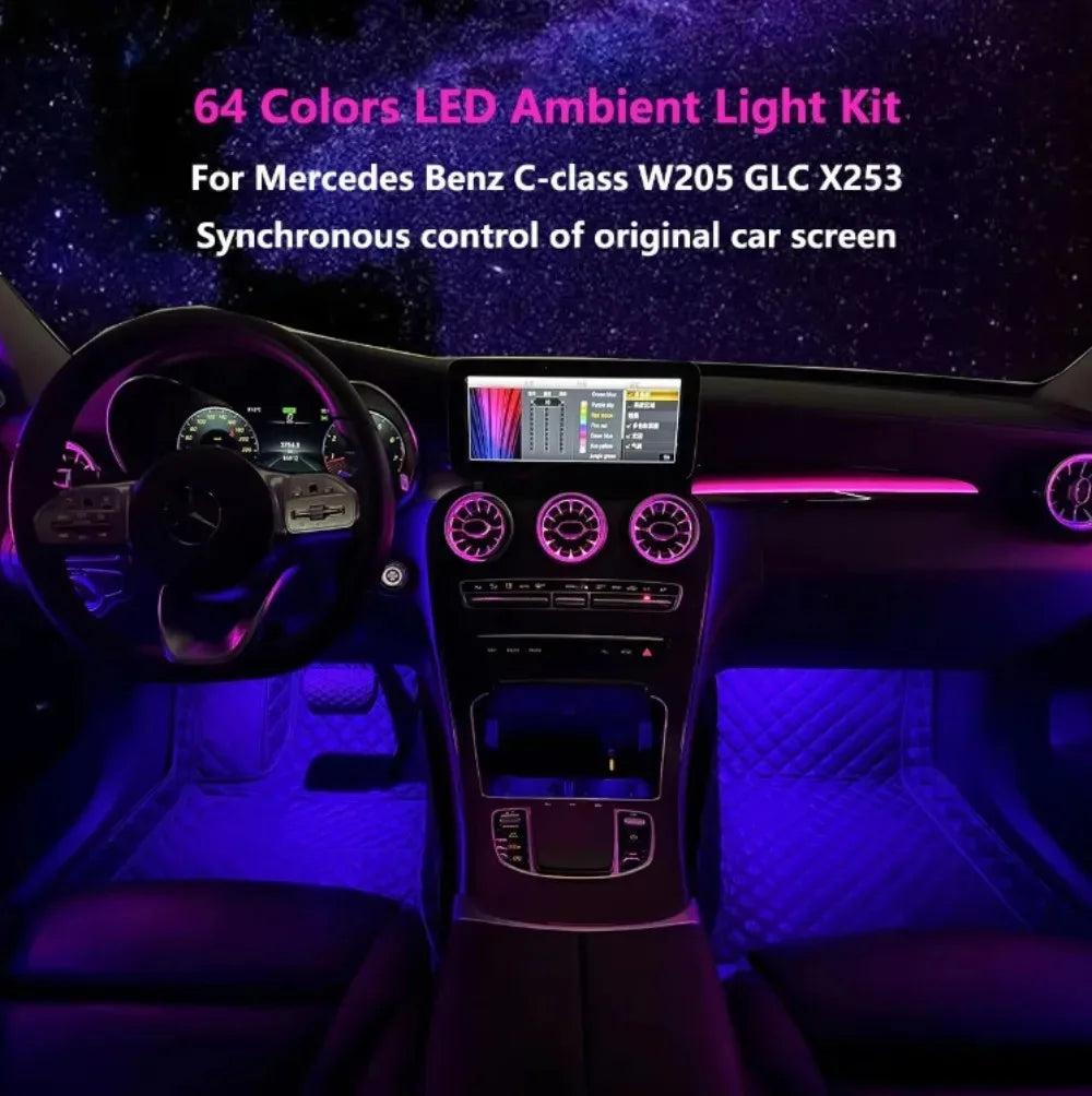 For Mercedes Benz C Glc C-Coupe W205 X253 Interior w205co-pilot