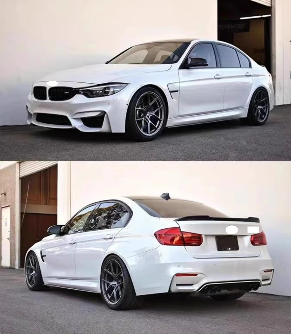 For BMW 3 Series F30 F35 Front Rear Bumper Side Skirt Engine