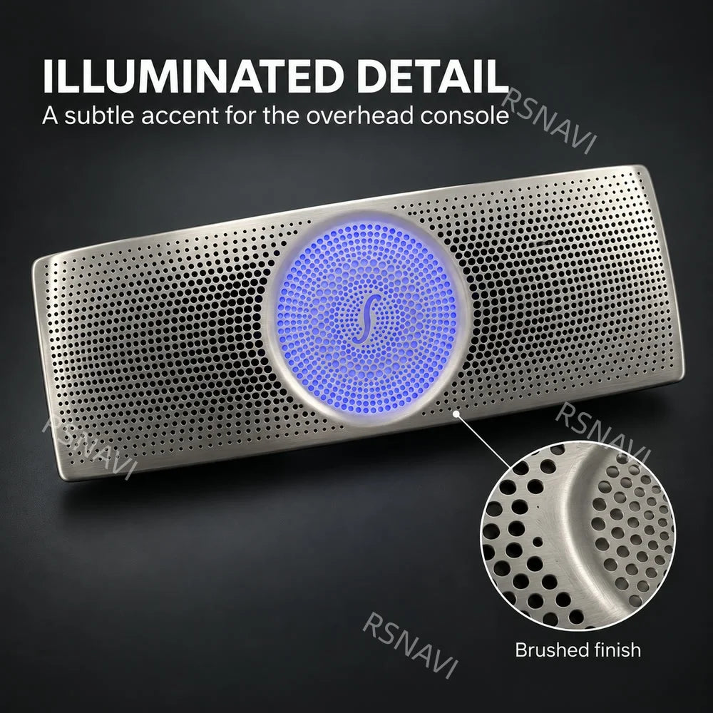 Overhead Console Reading Sunglasses Holder Ambient Lighting